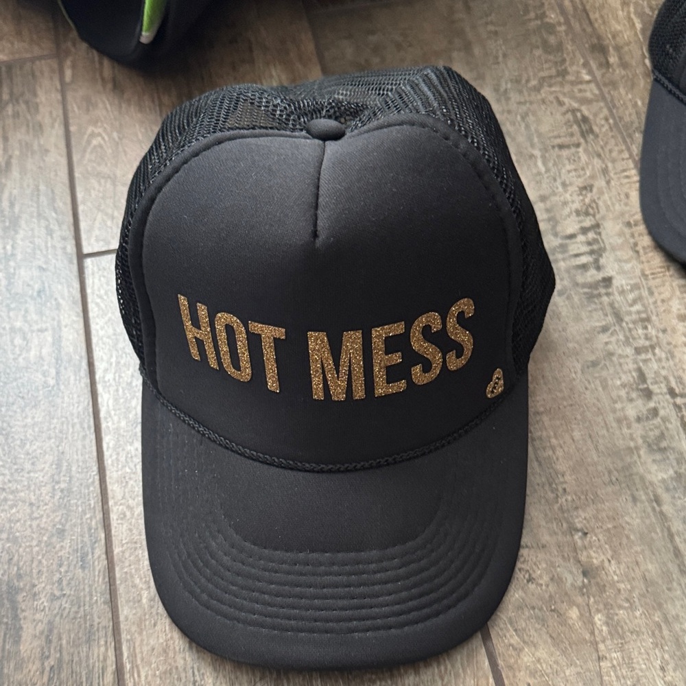 Black and Gold Trucker Hat